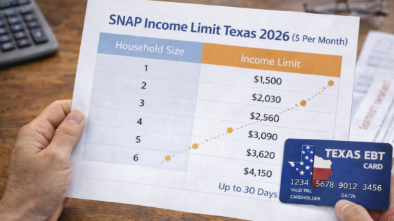 SNAP Income Limit Texas (2026 Guide): Eligibility, Household Size & Benefit Amounts